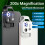 200X Magnification Microscope Lens with CPL Mobile LED black 2