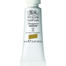 Winsor & Newton Designers' Gouache, 14 ml (0.47 oz) tube, Goud