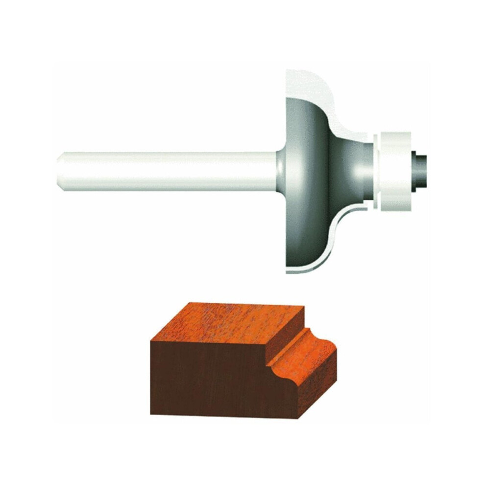 Vermont American 23146 1/4-Inch Radius Carbide Tipped Ogee Router Bit, 1/2-Inch Ball Bearing 2-Flute 1/4-Inch Shank