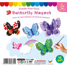 3D Butterfly Magnet Pack of 10