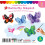 3D Butterfly Magnet Pack of 10 1