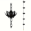 Lotus Rain Catcher Chain για κύπελλα αλυσίδας βροχής στο Gutter Downspout 1