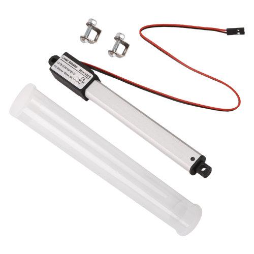 DC 12V IP54 Mini Linear Actuator 100 mm Stroke Electric 30 mm/S Speed 2
