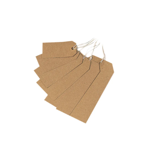 Strung Tag 70x35mm Buff (1000 Pack) KF01596 1