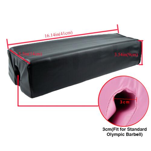Υποστήριξη Pad Squat Barbell Hip Thrust Push Bar Barbell Foam Pad, Μαύρο 2