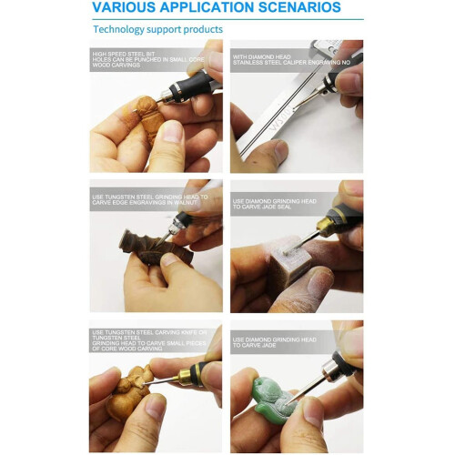 Κιτ εργαλείων χάραξης DIY με επαναφορτιζόμενη μπαταρία Mini Engraver Pen 2