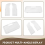 3Pcs Car Clear Interior Dome Light Cover for Prius 2010-2015 6