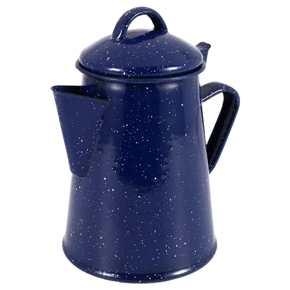 Sem 1.2L Enamel Coffee Pot Hand Tea Water Kettle Teapot Vintage