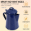Cafetière émaillée 1,2 L, bouilloire à main, théière vintage 6