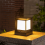 Ηλιακή κολώνα LED Headlight Solar Powered Pillar Light 10CM 1
