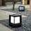 Ηλιακή κολώνα LED Headlight Solar Powered Pillar Light 10CM 5