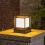 Ηλιακή κολώνα LED Headlight Solar Powered Pillar Light 10CM 6