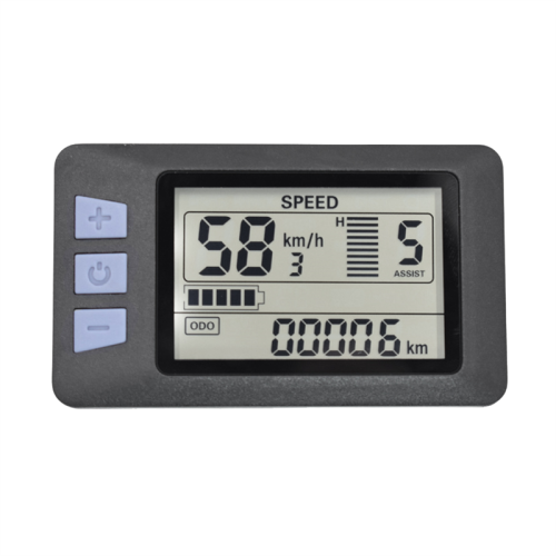 P3H LCD-schermmeter Dashboard 24/36/48/60V voor E-scooter (6PIN)