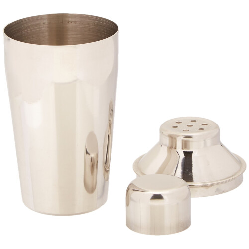 Winco 3-Piece Cocktail Shaker Set 10-Ounce Stainless Steel Medium 1