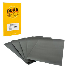 Dura-Gold Premium 1000 korn v?dt eller t?rt sandpapirark 5-1/2"""" x 9"""" ?ske med 25 - Bilfarveslibning Detaljering Polering Automotive Tr?bearbejd