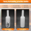 Witte Flair Bartender Bartending Practice Siliconen Bar 5