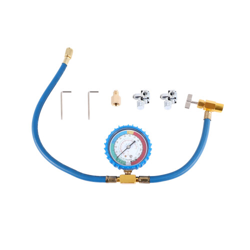 R134A Refrigerator Freon Recharge Hose Kit,Piercing Valve Refrigerant