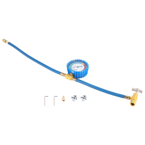 R134A Refrigerator Freon Recharge Hose Kit,Piercing Valve Refrigerant 2