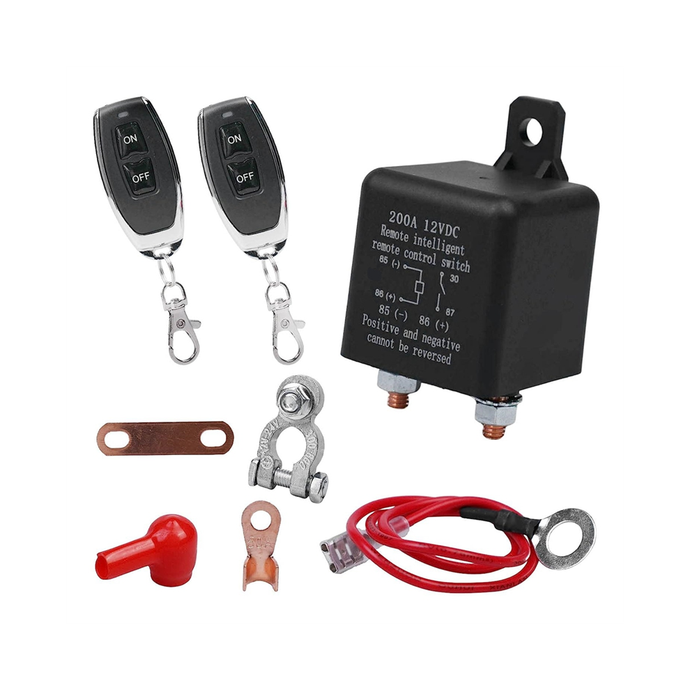 Remote Battery Disconnect Switch, 12V 200A Dual Remote Control Switch 4852629003490