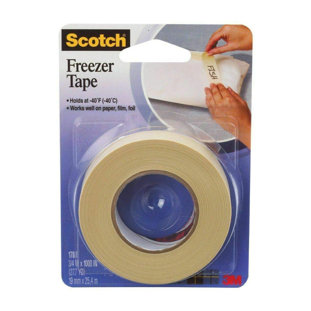 Scotch Freezer Tape 0.75 In X 1000 In 1 Roll/Pack (178) 010591004707