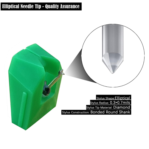 Record Player Needle for AT-VMN95E Stylu, Elliptical Turntable Needle 2