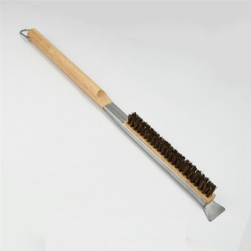 Pizza Oven Brush Barbecue Ξύλινη λαβή Ξύστρα Καθαρισμός Οικιακής Χρήσης 1