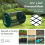 80L Compost Spreader Soil Seed Roller Peat Moss Lawn Garden Shaker 4