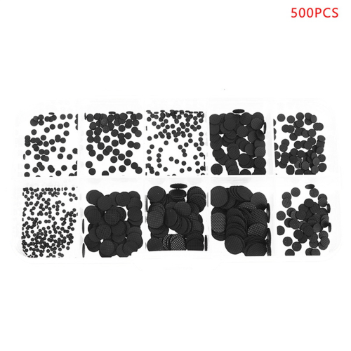 500pcs/Box 1.5-8mm Sizes Conductive Rubber Pads for IR Remote Control 2