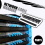 Rack de servidor 1U de 19 polegadas, organizador de fios de duto de dedo de 12 slots com tampa 5