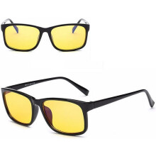 Blue Light Blocking Gaming Glasses - Anti Glare Retro Eyewear Black