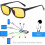Blue Light Blocking Gaming Glasses - Anti Glare Retro Eyewear Black 2