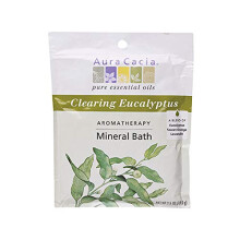 Bagno minerale aromaterapico Aura Cacia Clearing Eucalipto | Bustina da 2,5 oz