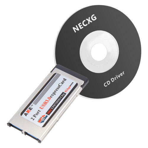 2 Θύρες USB 3.0 Express Card 34mm υποδοχή Express Card Προσαρμογέας PCMCIA 2