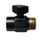 Westbrass 1/2 """" Duscharmvolymkontrolltricksventil Olja gnuggas brons D309-12 1