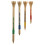 Pride Professional Tee System ProLength Plus Tee 3-1/4-Inch 75 Count Bag (Blue on Natural) 3