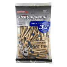 Pride Professional Tee System ProLength Plus Tee 3-1/4-Zoll-Beutel mit 75 Stück (Blau auf Natur)