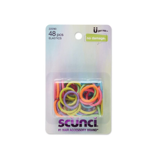Scun Kids Rainbw Elst2mm Gr      e Ea