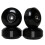 Ruote per skateboard con cuscinetti 52x30mm Ruote PU (set da 4) Nero 1