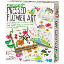 4M Green Creativity Pressed Flower Art Kit Recycle Flowers Art & Crafts DIY Kit For Boys & Girls Ages 5+