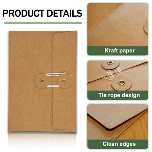 Φάκελοι με κορδόνι Κλείσιμο Project Pockets Organizer εγγράφων 2