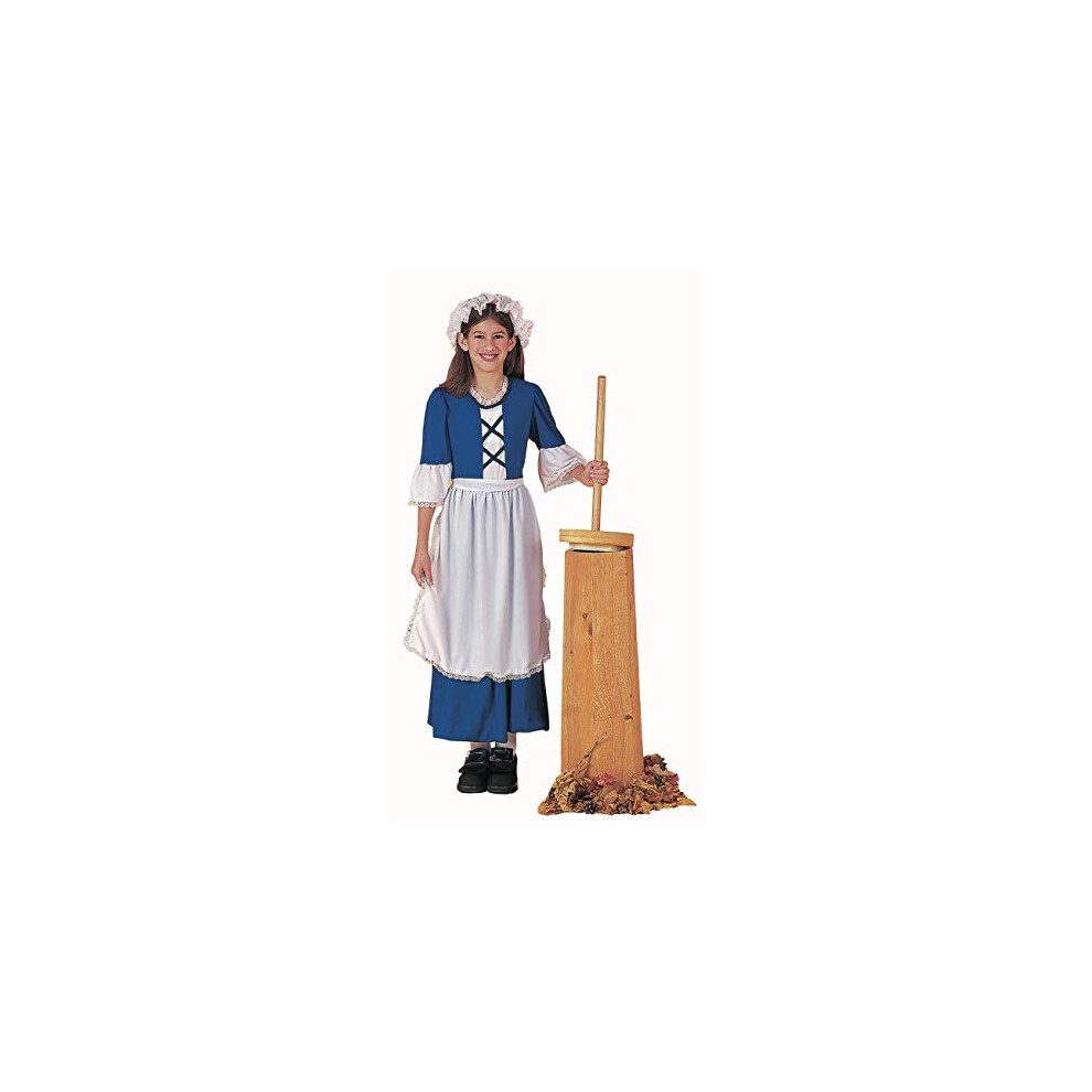 Photos - Fancy Dress Forum Novelties Childs Colonial Girl Costume Dress Medium F54149M