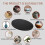 12Inch Bonsai Turntable Rotating Plate Wheel Kitchen Display Stand 7