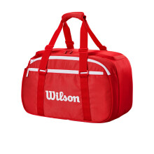 WILSON 2025 Super Tour Red Kleine Tennistasche Rot/Wei , f r bis zu 2 Schl ger