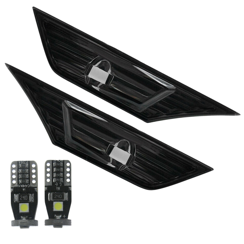 Smoke Tinted Lens Side Marker Lamp For 2016-19 Jdm Light 4852629024464