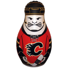Fremont Die NHL Calgary Flames Bop Bag Aufblasbarer Checking Buddy Boxsack Standard: 40"""" hoch Teamfarben