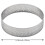 8Pcs Cake Mousse Ring Round Double Rolled Tart Ring Metal Mold 8cm 5