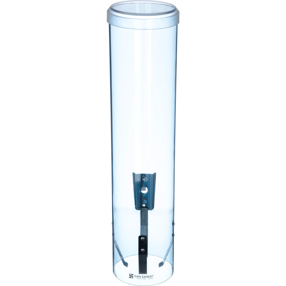 San Jamar C3260TBL Bicchieri Da Acqua Grandi, Estrazione Dal Basso, Colori Blu Artico, Diametro Bordo 56-81 Mm, Dimensioni Bicchiere 177-300 Ml, Lunghezza Tubo 597 Mm-image