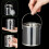 Farbeimer, transparenter Eimer mit Metalldeckel und Griff, 8er-Pack 5