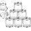 Farbeimer, transparenter Eimer mit Metalldeckel und Griff, 8er-Pack 3