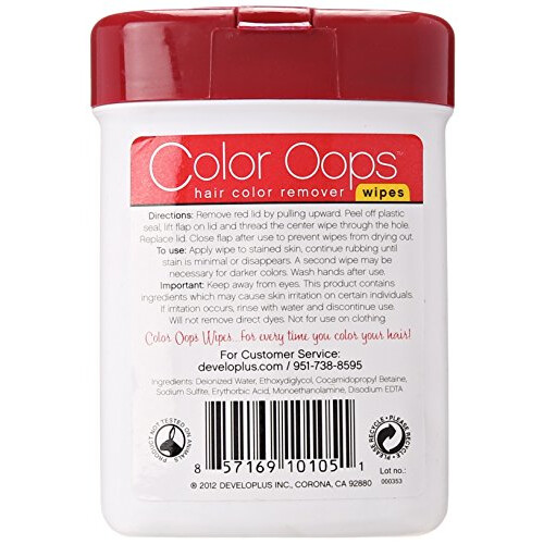 Color Oops Haarfarben-Entfernungst   cher (10 St   ck) 1
